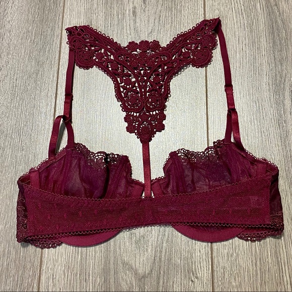 FreePeople NWOT Fancy Racerback Underwire Demi Bra - Picture 6 of 8